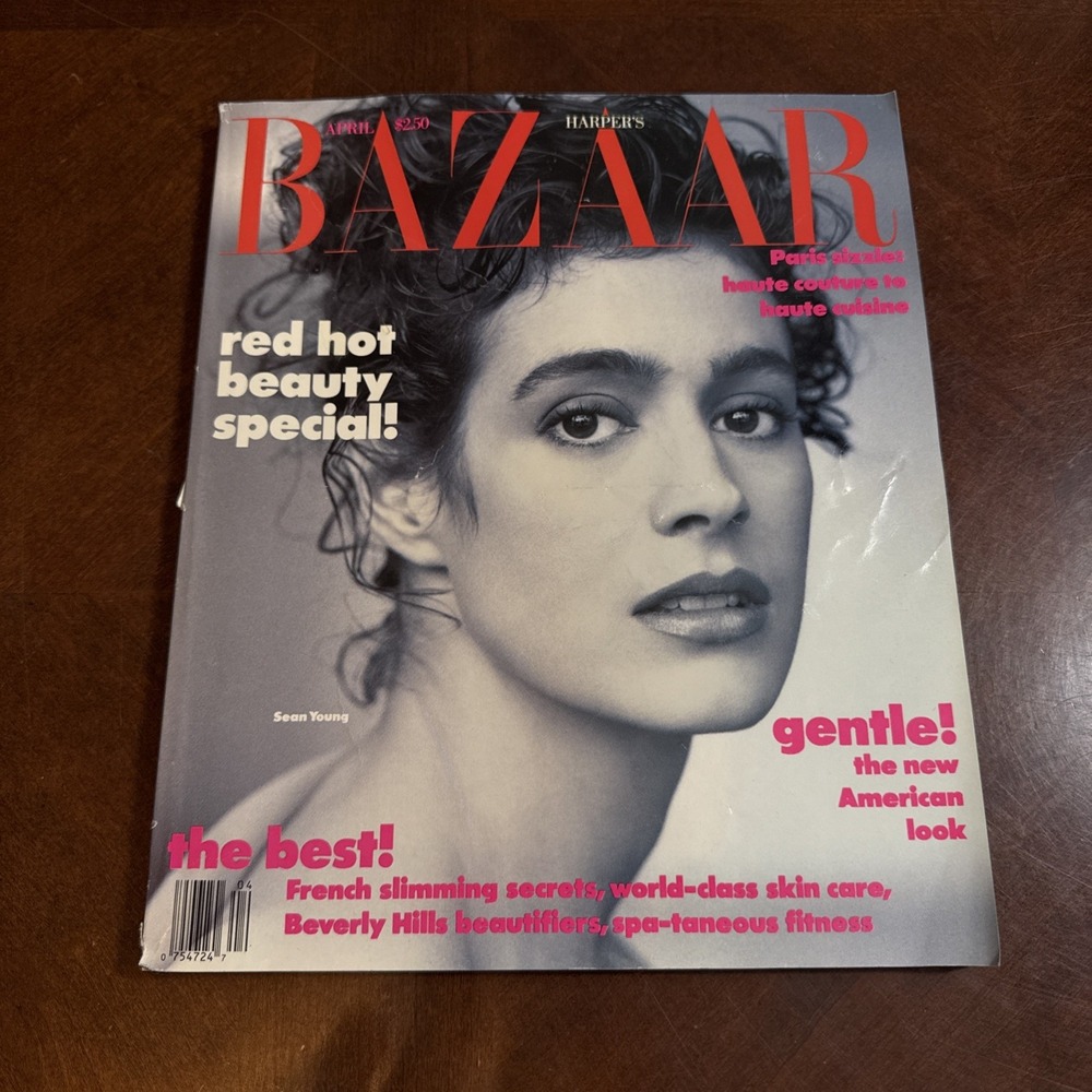 HARPER'S BAZAAR Magazine April 1989 - ‎ SEAN YOUNG
